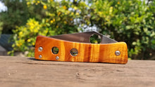 Load image into Gallery viewer, Spyderco Watu Custom Wood Scales