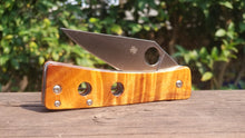 Load image into Gallery viewer, Spyderco Watu Custom Wood Scales