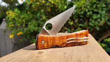Load image into Gallery viewer, Spyderco Watu Custom Wood Scales