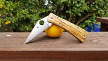 Load image into Gallery viewer, Limited Release: Fall 2020 Series Spyderco Watu Spalted Maple Scales