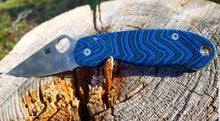 Load image into Gallery viewer, Spyderco Para3 Blue Jay V1 G-carta