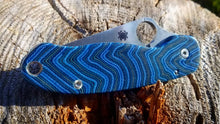 Load image into Gallery viewer, Spyderco Para3 Blue Jay V1 G-carta