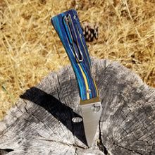 Load image into Gallery viewer, Spyderco Watu Blue Money G-Garta Scale Set