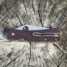 Load image into Gallery viewer, Spyderco Watu Orange And Black G-Carta Scale Set