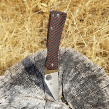 Load image into Gallery viewer, Spyderco Watu Orange And Black G-Carta Scale Set