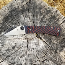 Load image into Gallery viewer, Spyderco Watu Orange And Black G-Carta Scale Set