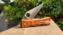 Load image into Gallery viewer, Spyderco Watu Custom Wood Scales
