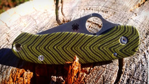 Spyderco Para3 Moss Maze G-Carta