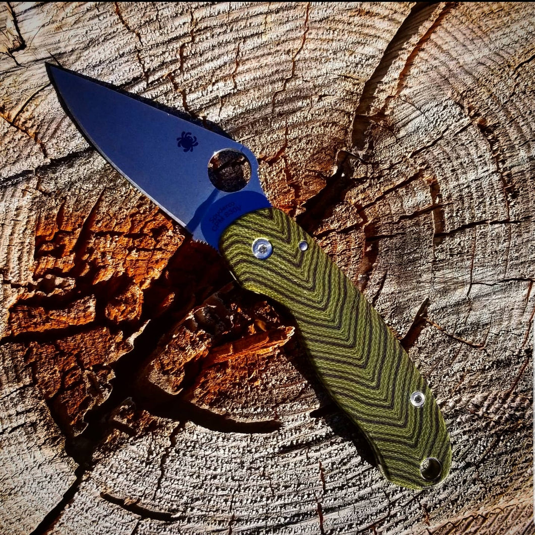 Spyderco Para3 Moss Maze G-Carta