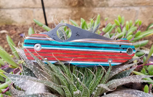 Spyderco Para 3 Indian Blanket G-Carta Scale Set