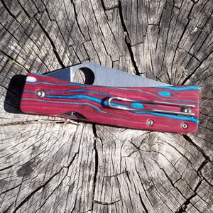 Spyderco Watu Berry N' Blue G-Carta Scale Set