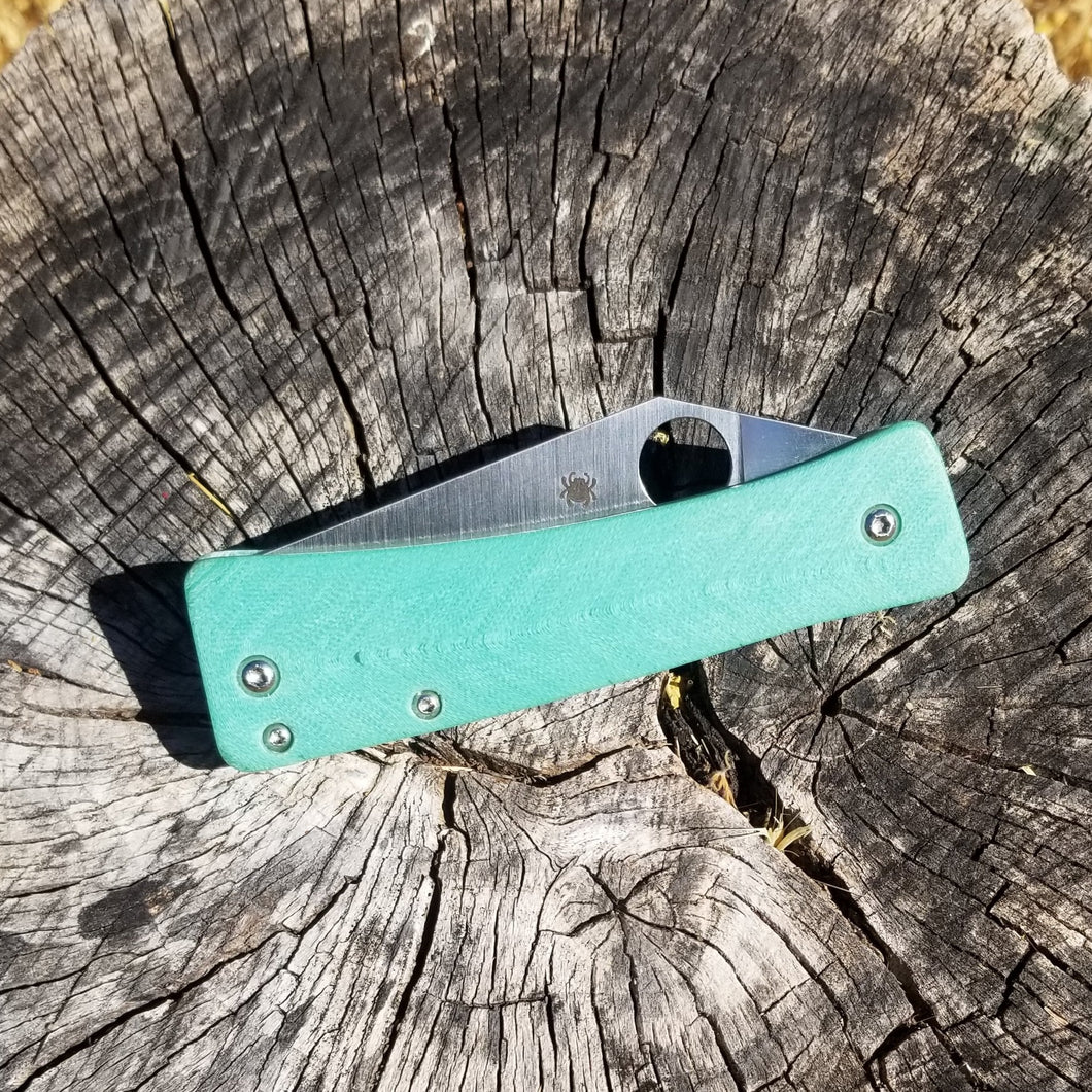 Spyderco Watu Seafoam Green G-Carta Scale Set