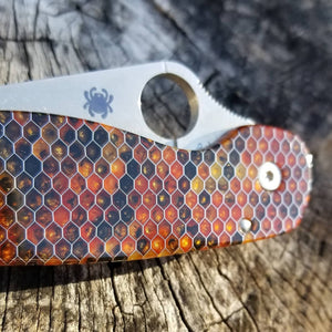 Spyderco Para3 Aluminum Honeycomb Snake Skin