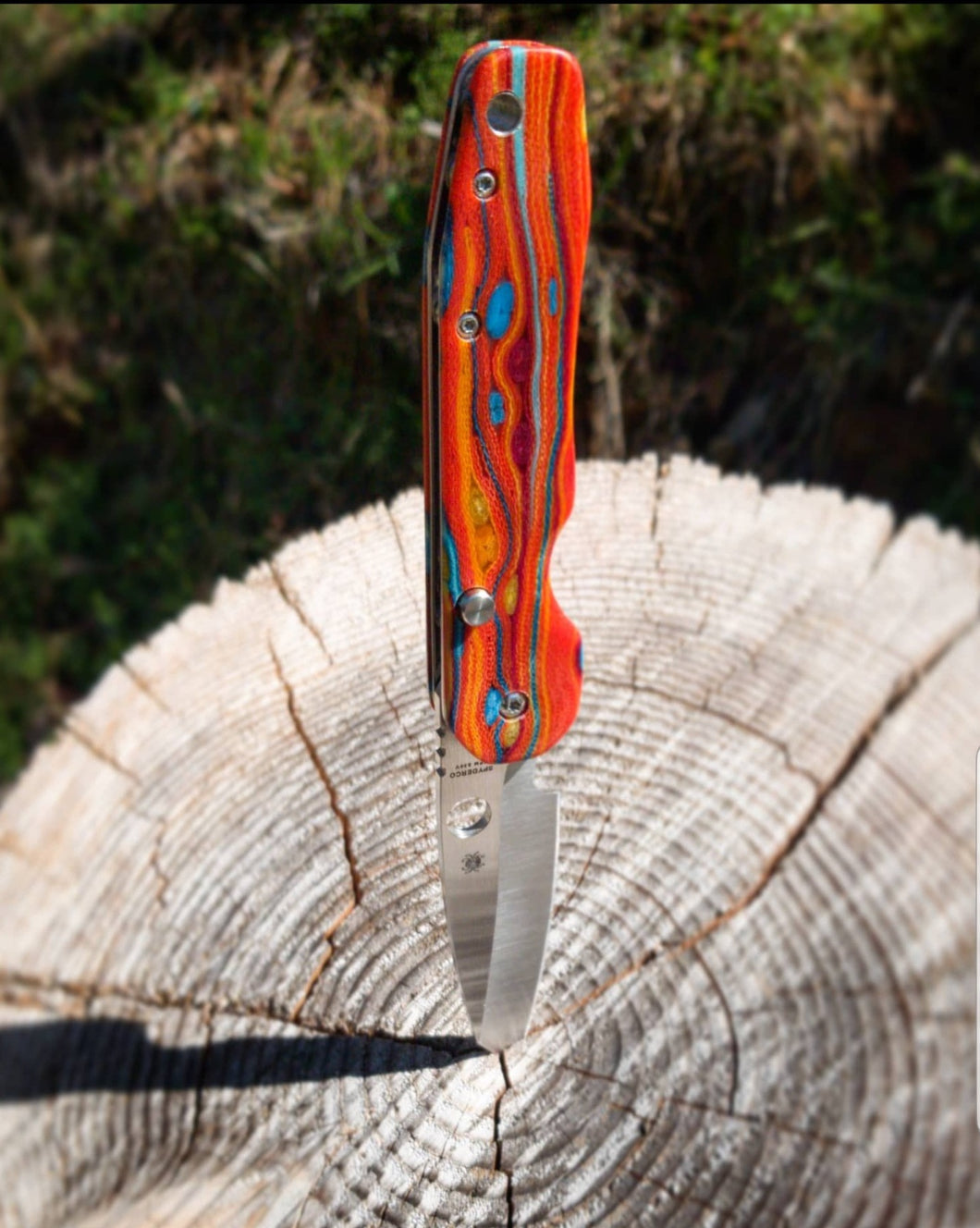 Flame On Spyderco Smock