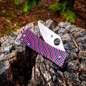 Spyderco Watu Hole Delete Americana Ridgeback