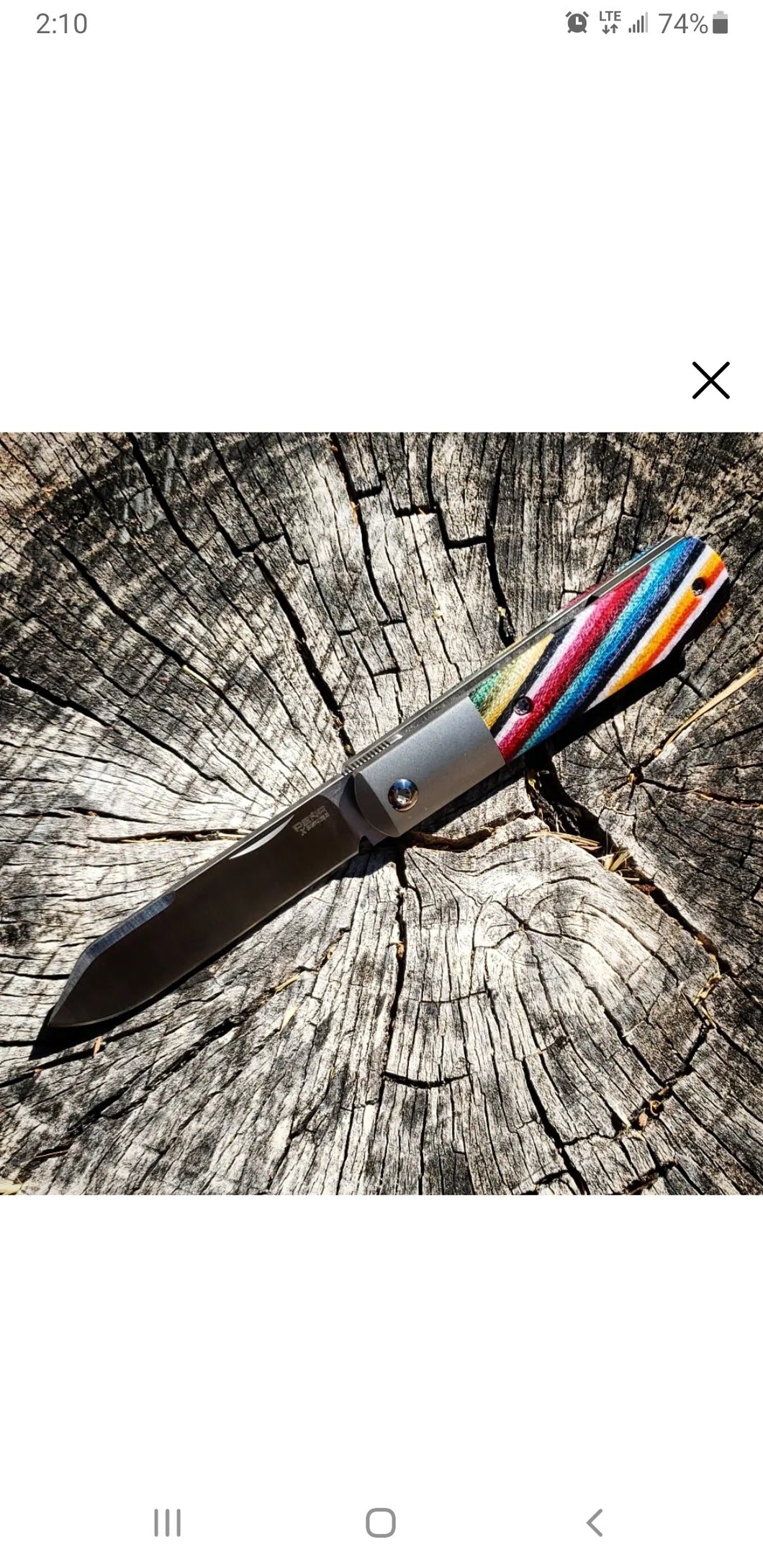 Peña X-series Barlow Spearpoint Custom Mexican Blanket